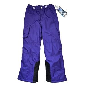 Zeroxposur ZX-360 1998 Snow Pants Girls XL 16 Purple Elastic Waist - New